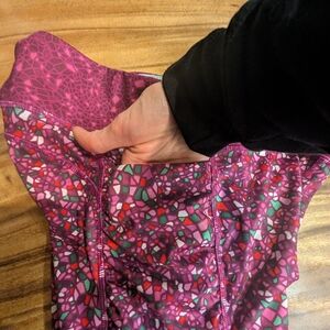 lululemon Colorful Patterned Pink Shorts